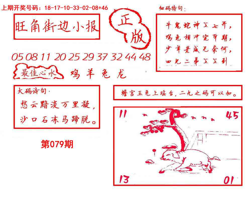 079期旺角街边小报[图]